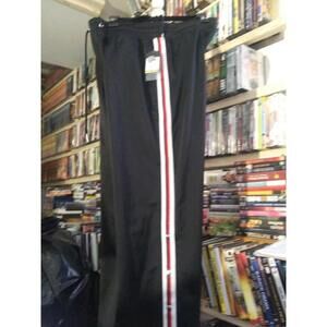 Avia Vanessa Hudgens Collection Wide Leg Track Paint Black M Pants Bag48